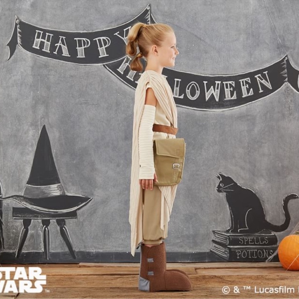 Kids Star Wars™ Rey™ Halloween Costume - Picture 4 of 7
